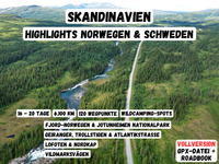 GPX-Datei: Die perfekte Skandinavien-Tour zu den Highlights von Norwegen und Schweden