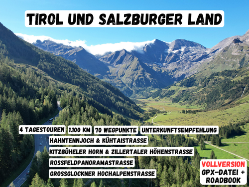 GPX-Datei: Motorradreise Tirol & Salzburger Land - Entlang der höchsten Gipfel Österreichs