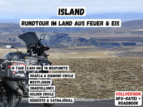 GPX-Datei: Island - Einsteiger-Tour durch das Land aus Feuer und Eis