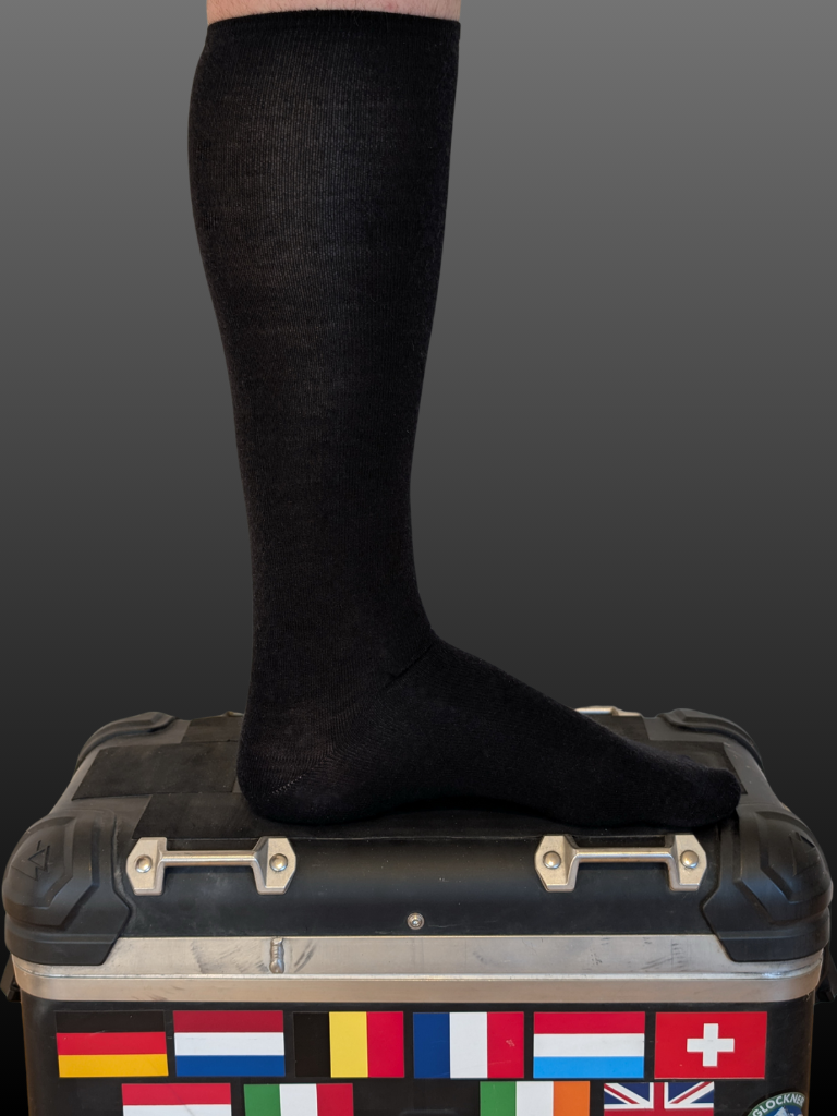 Dicke, kniehohe Socken aus Merinowolle