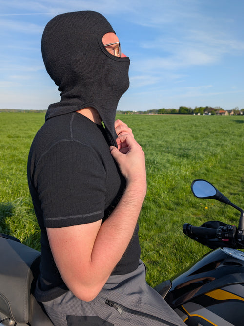 Dicke Sturmhaube (Balaclava) aus Merinowolle