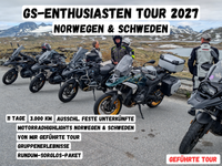 GS-Enthusiasten Tour 2027: Schwedens wilde Mitte & Norwegens höchste Gipfel