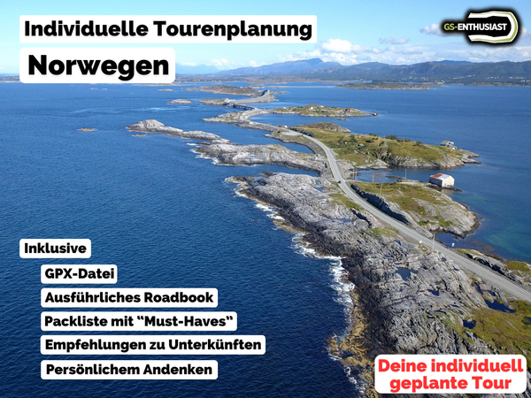 Individuell geplante Motorradreise durch Norwegen: Berge, Fjorde & die ikonischsten Straßen Europas